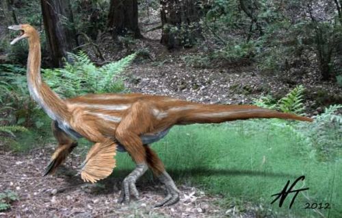 Nejrychlejší dinosaurus Gallimimus